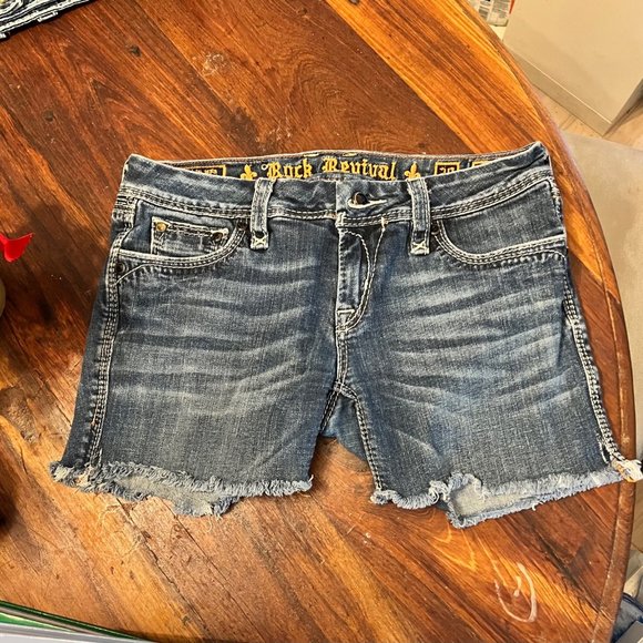 ROCK REVIVAL SHORTS Celine Flare 28 - Picture 2 of 10